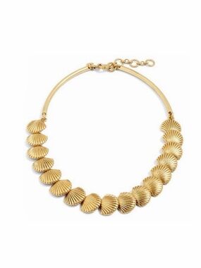 NWT ⚜️🐚⚜️ House of Harlow 1960 Gold Toned Shell Necklace